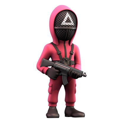 Squid Game Minix Figure Masked Triangle Guard 12 cm Mini-figures