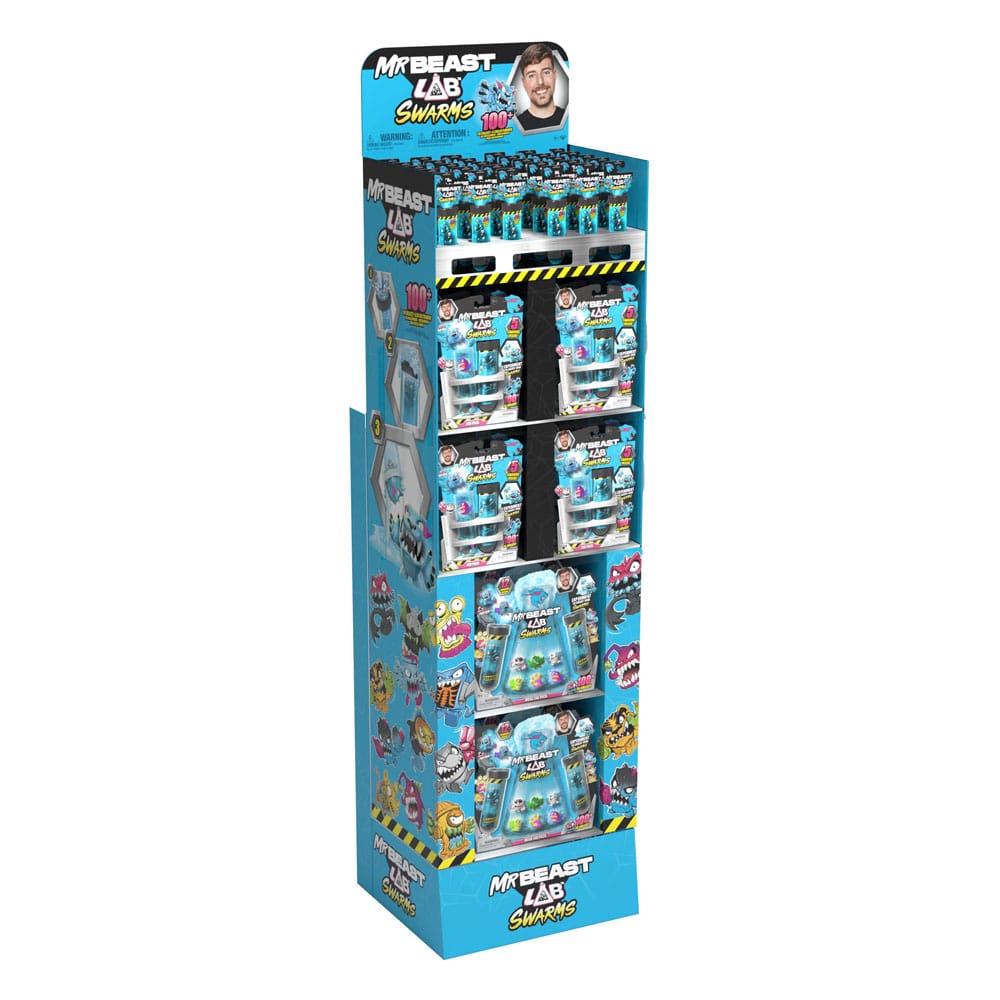 Mr. Beast Lab Swarms Mini Figures 12-pack 3 cm Display (56)