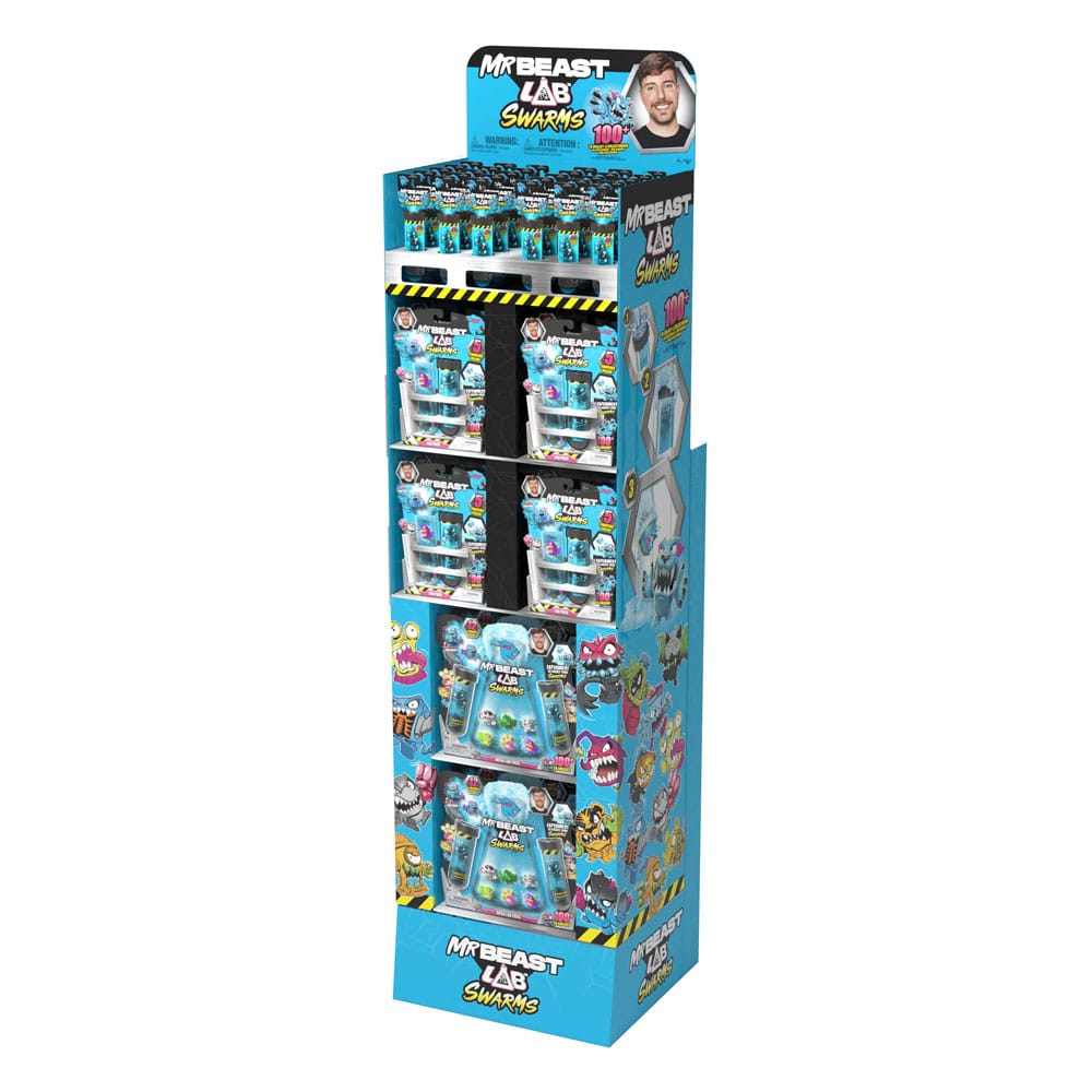 Mr. Beast Lab Swarms Mini Figures 12-pack 3 cm Display (56)