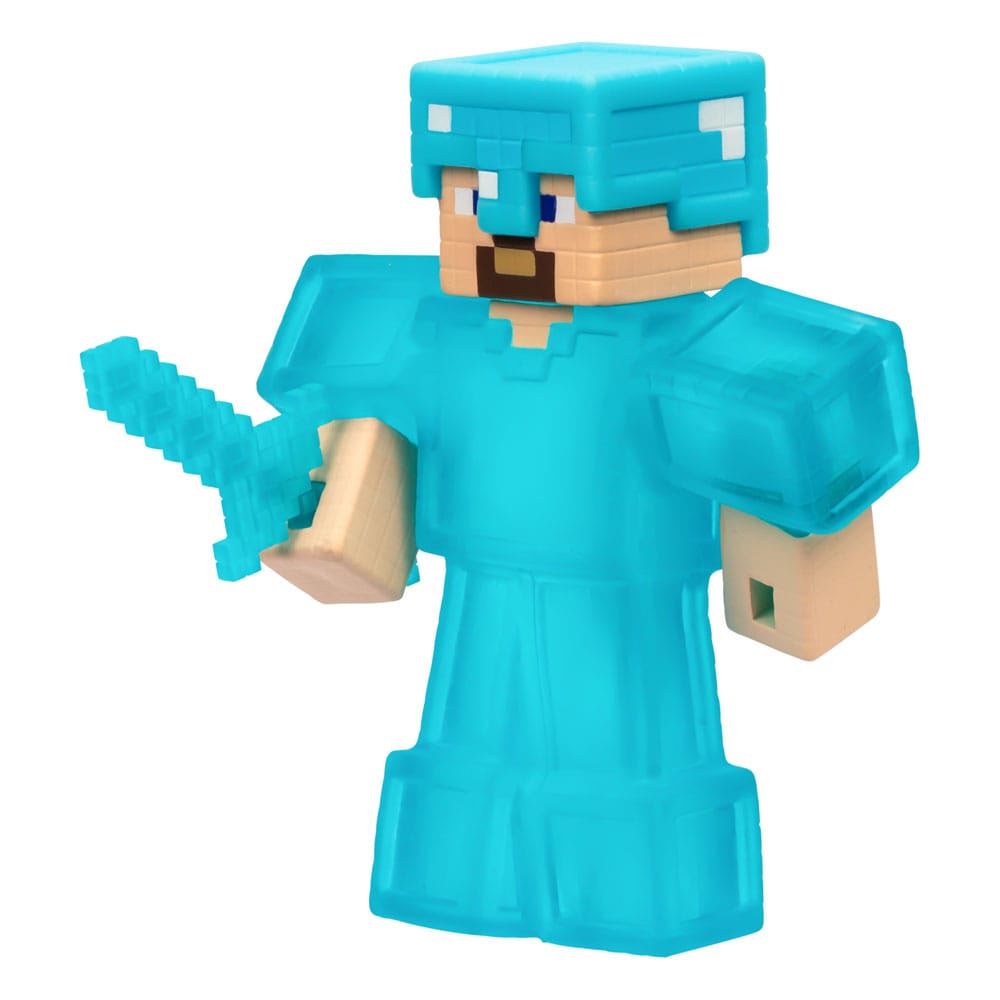 Minecraft Heroes of Goo Jit Zu Meteor Madness Stretch Figure Steve 12 cm