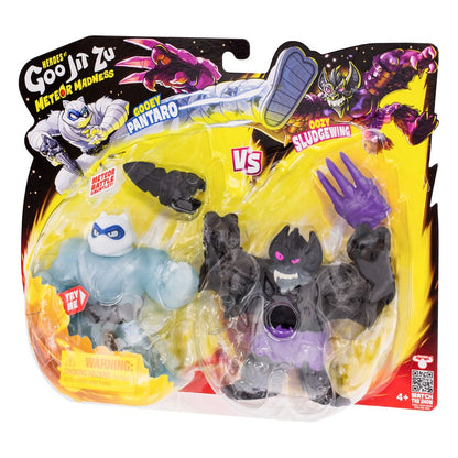 Heroes of Goo Jit Zu Meteor Madness Stretch Figures 2-Pack Pantaro vs. Sludgewing 12 cm Mini-figures