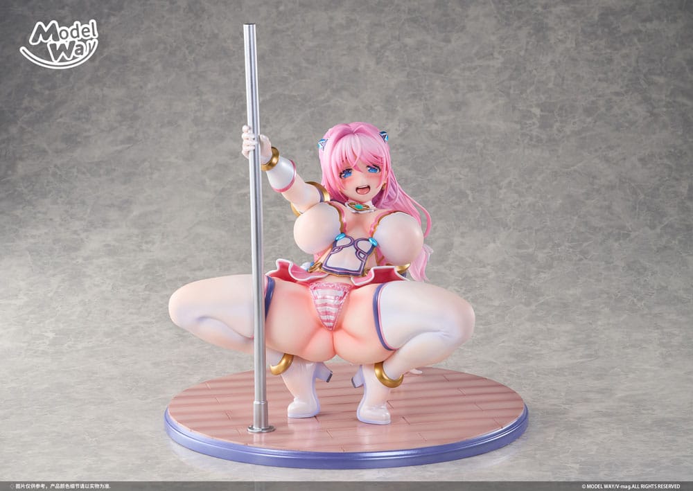 Pet angel cheerly pink PVC Statue 1/4 Momoka Sakuraba 31 cm