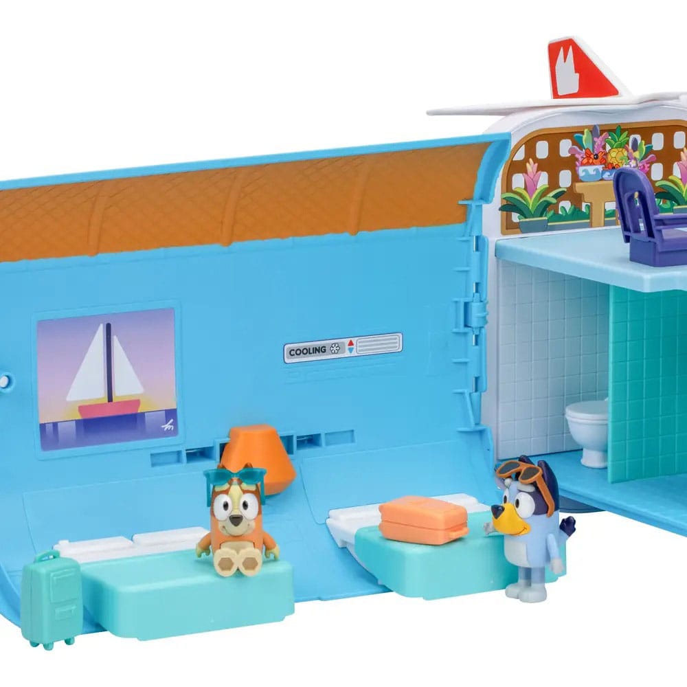 Bluey Mini Figure Playset Bluey Holiday 3in1 Set
