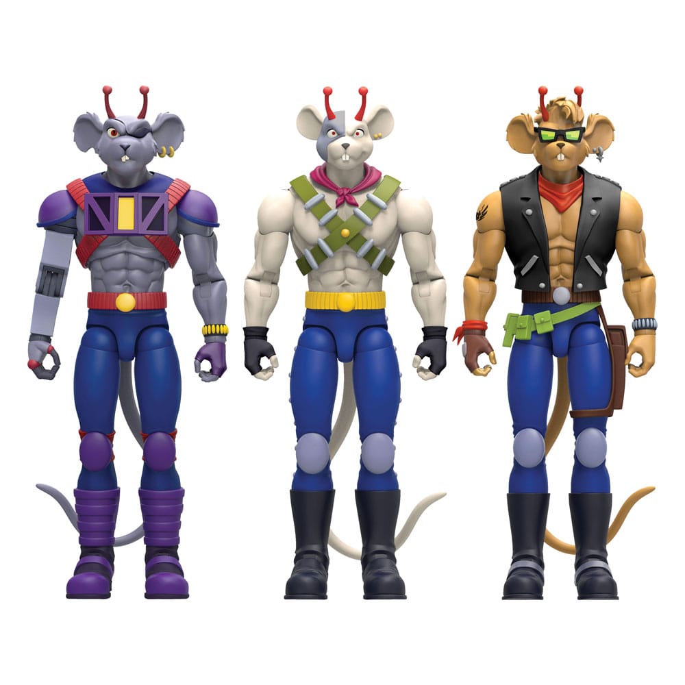 Biker Mice From Mars Action Figures 17 cm Assortment (6) Action figures