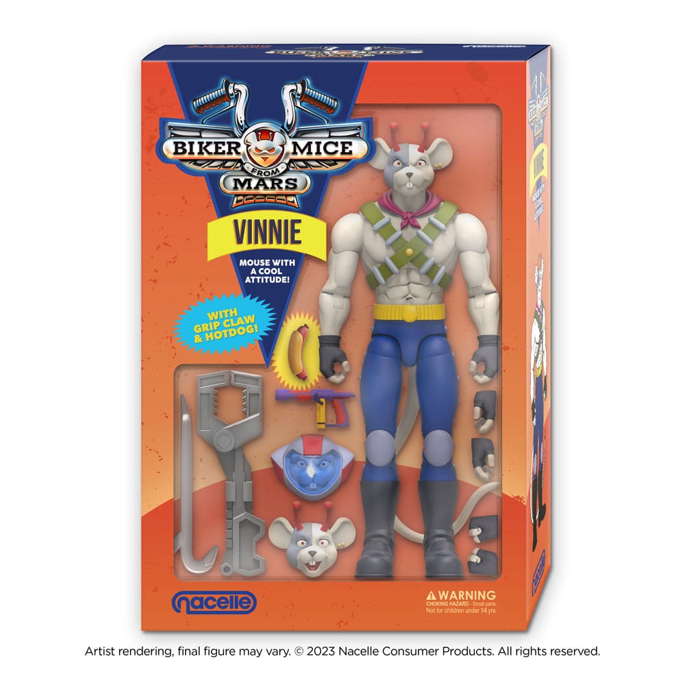 Biker Mice From Mars Action Figures 17 cm Assortment (6) Action figures