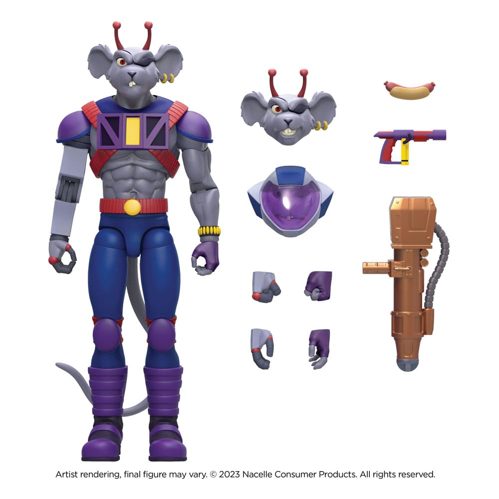 Biker Mice From Mars Action Figures 17 cm Assortment (6) Action figures