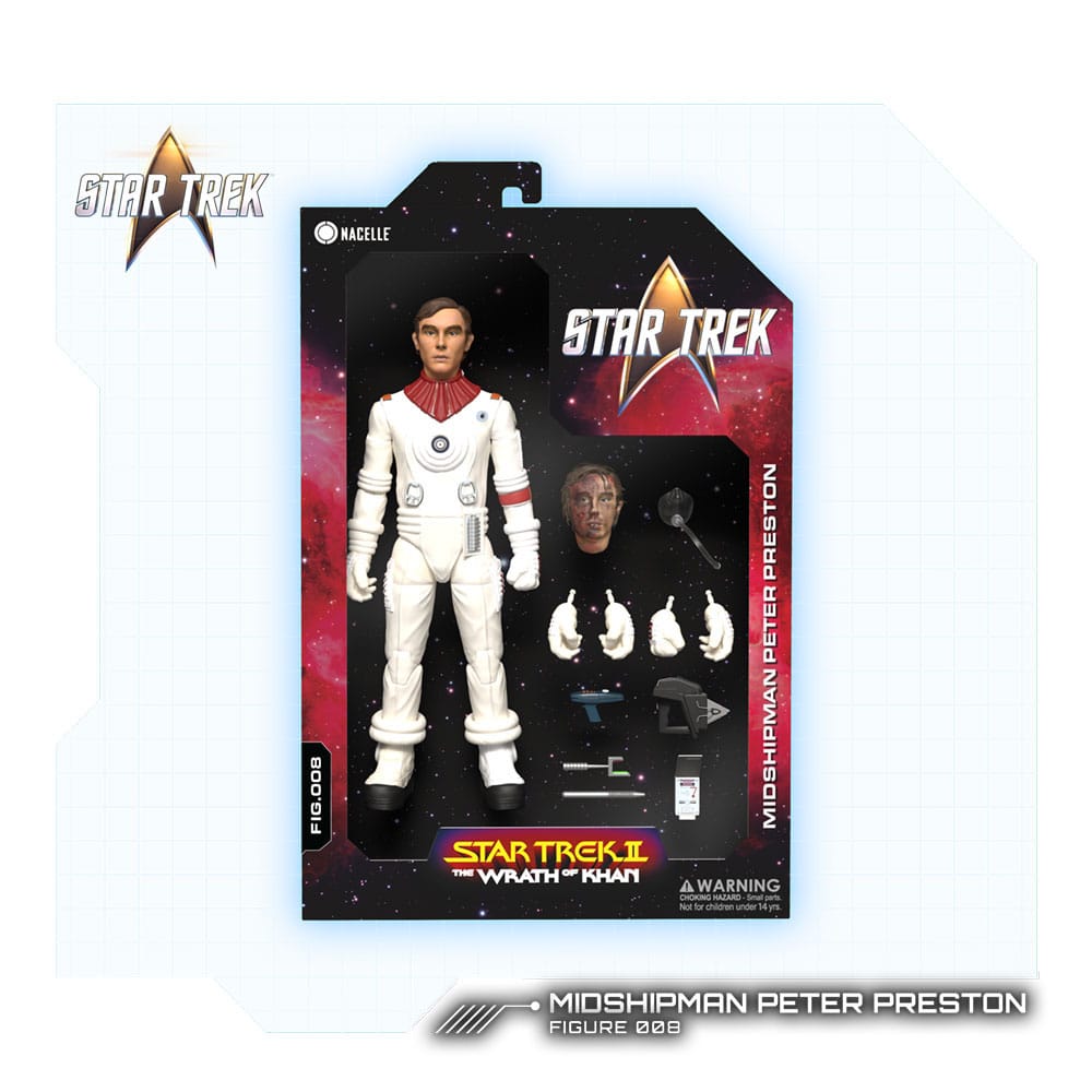 Star Trek II: The Wrath of Khan Action Figure 1/12 Peter Preston 16 cm