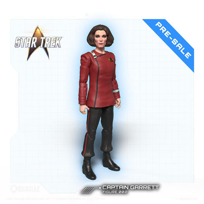 Star Trek: The Next Generation Action Figure 1/12 Captain Garrett 16 cm
