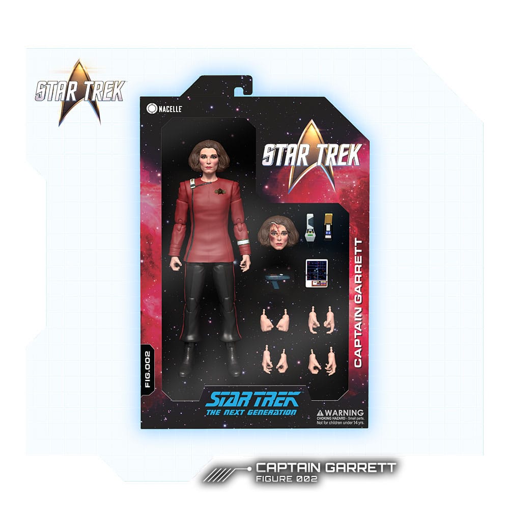 Star Trek: The Next Generation Action Figure 1/12 Captain Garrett 16 cm