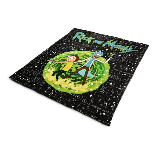 Rick and Morty Cozy Blanket Portal 180 x 200 cm