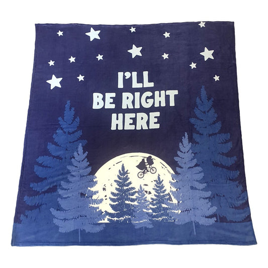 E.T. the Extra-Terrestrial Cozy Blanket Portal I´ll be right here 180 x 200 cm