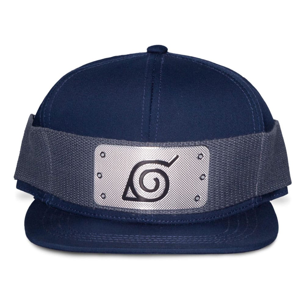 Naruto Shippuden Snapback Cap Logo Blue Beanies & Caps