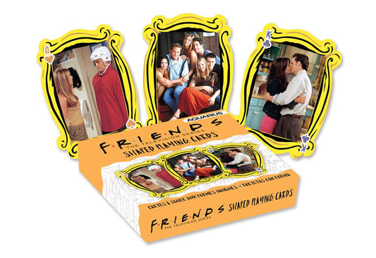 Friends Playing Cards Shaped Scenes Playing cards