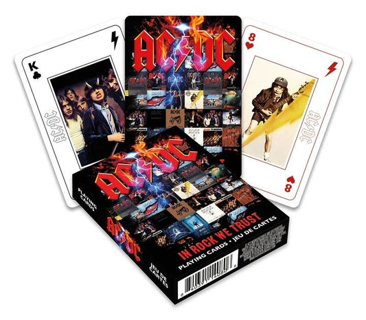 AC/DC Playing Cards In Rock We Trust Playing cards