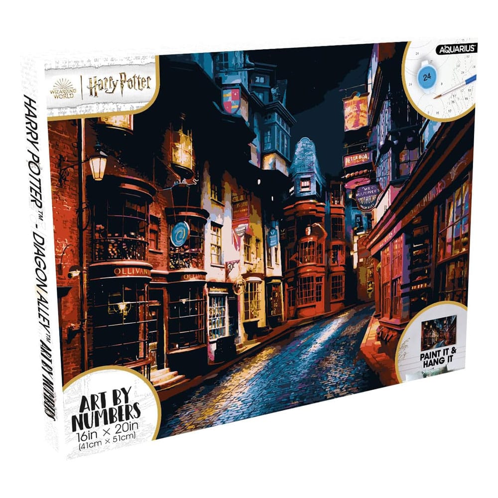Harry Potter Paint by Numbers Painting Set Diagon Alley 40 x 50 cm