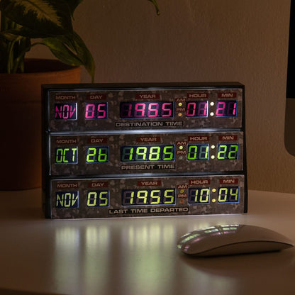 Back To The Future 3D Light