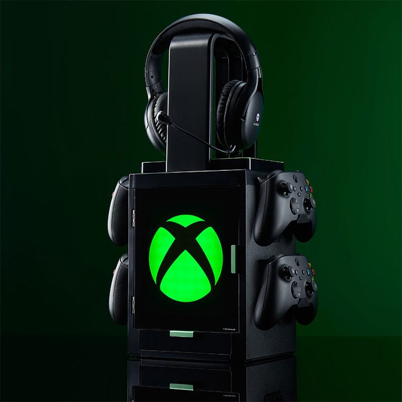 Xbox Gaming Locker with lightening Adapters