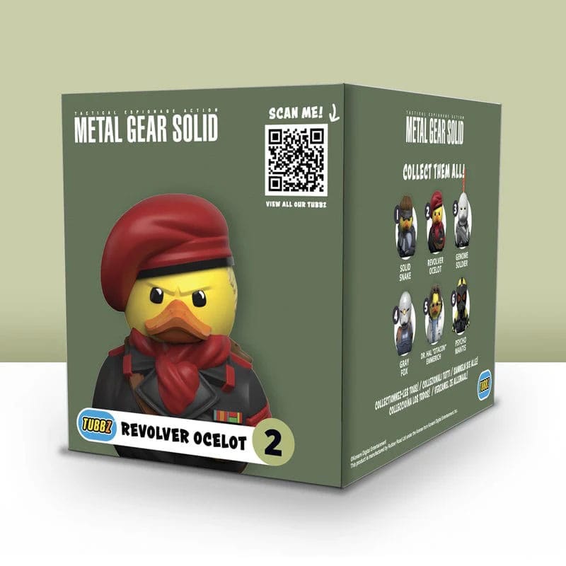 Metal Gear Solid Tubbz PVC Figure Revolver Ocelot Boxed Edition 10 cm