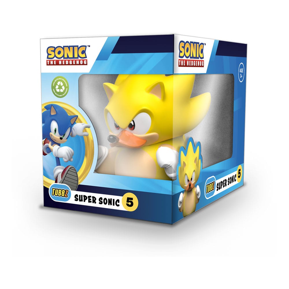 Sonic - The Hedgehog Tubbz PVC Figure Super Sonic Boxed Edition 10 cm Mini-figures