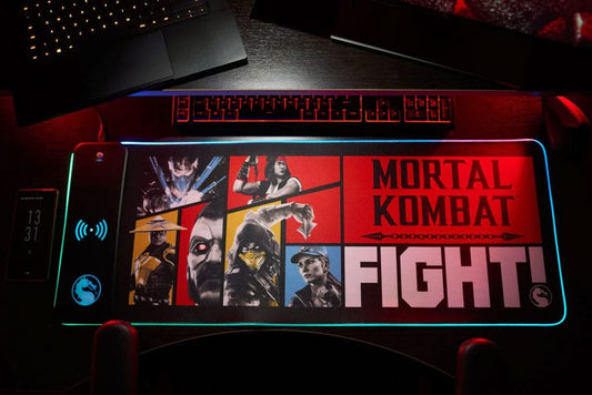 Mortal Kombat Mousepad with Mobile Charger Mouse pads