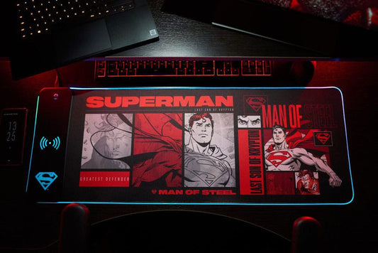 DC Comics Mousepad with Mobile Charger Superman Mouse pads