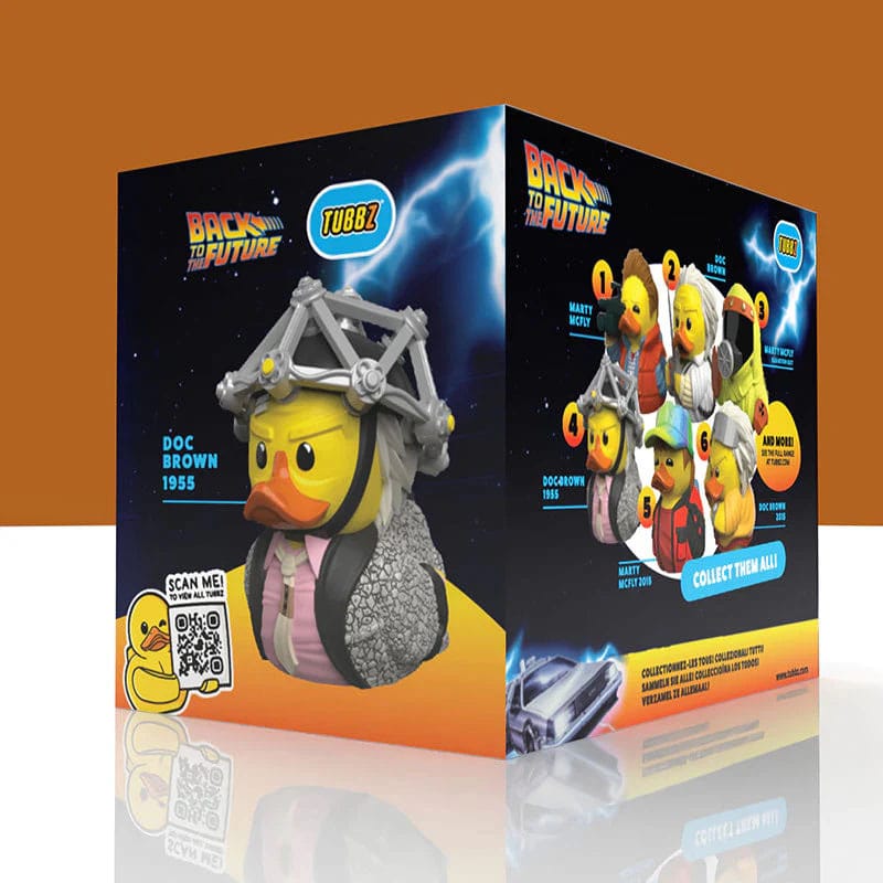 Back To The Future Tubbz PVC Figure Doc Brown 1950s Boxed Edition 10 cm