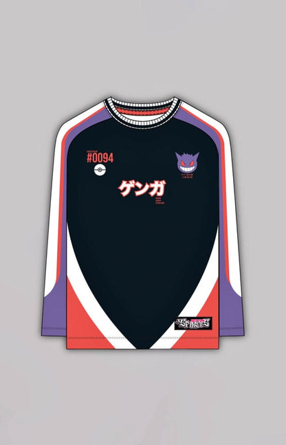 Pokémon Football Jersey Gengar   Size XXXL