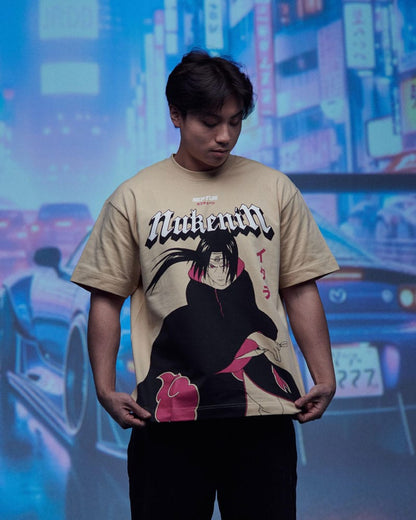 Naruto Shippuden T-Shirt Graphic Itachi Size L