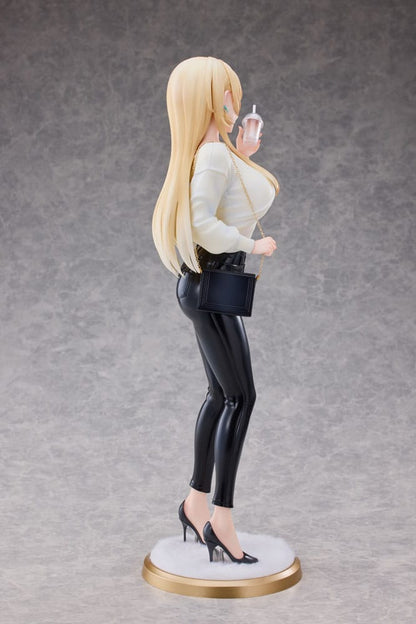 Original Character Statue 1/4 Aoi Koigakubo Illustrated by Fujiko Leather Pants Deluxe Edition 42 cm