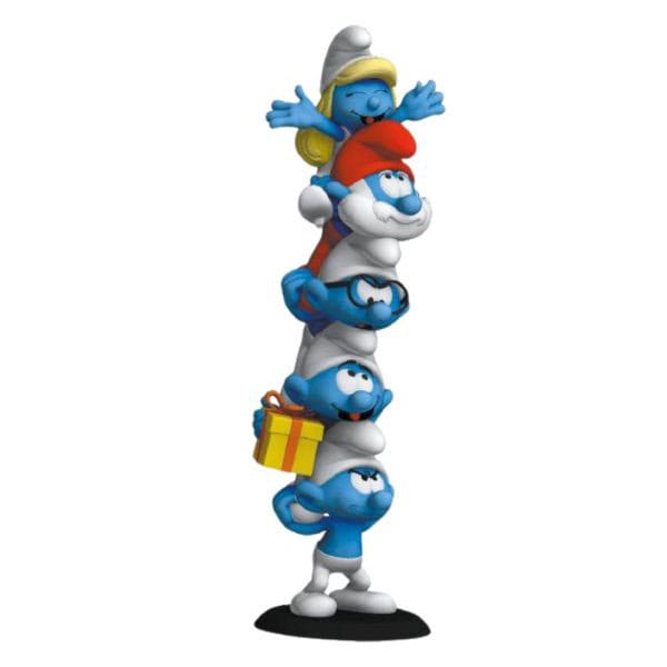 The Smurfs  Statue Smurfs Column Polychrome Edition 50 cm