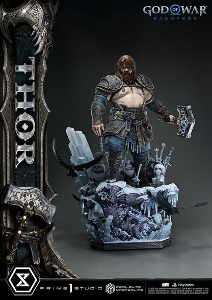 God of War: Ragnarök Real Elite Masterline Series Statue 1/3 Thor 105 cm Statues