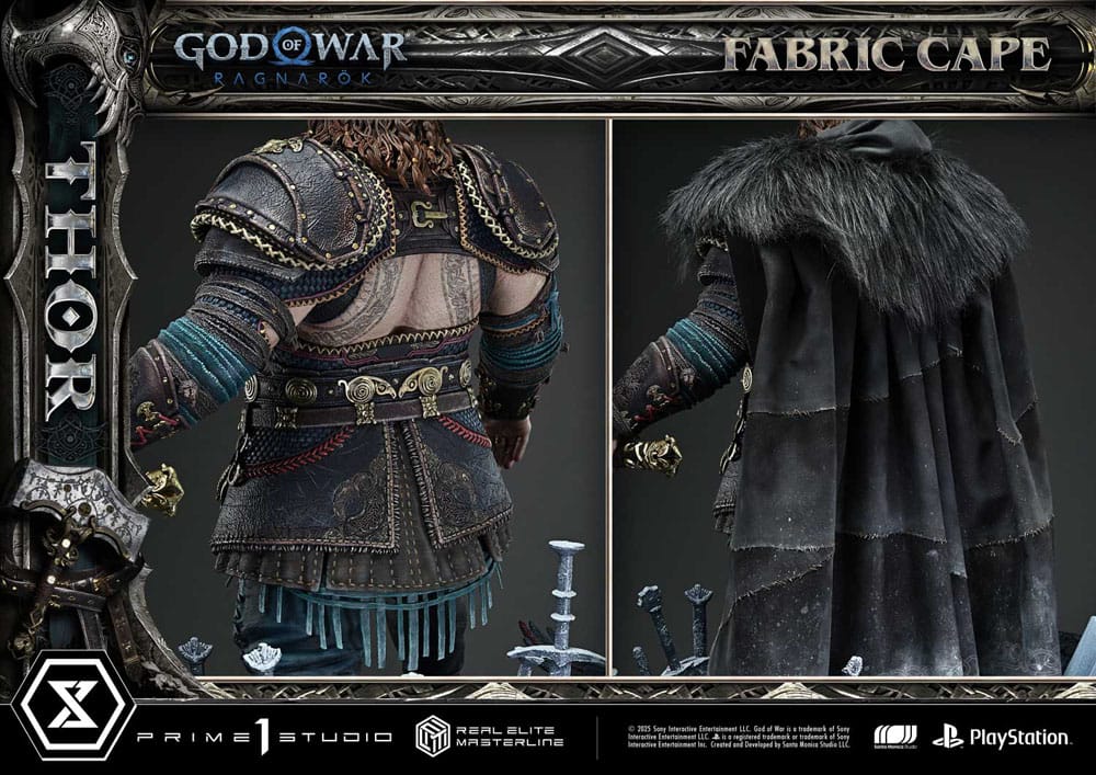 God of War: Ragnarök Real Elite Masterline Series Statue 1/3 Thor 105 cm