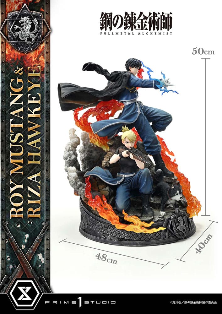 Fullmetal Alchemist Concept Masterline Statue 1/6 Roy Mustang & Riza Hawkeye Deluxe Version 50 cm Statues