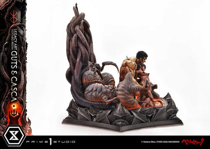 Berserk Ultimate Legacy Art Kentaro Miura Statue 1/4 Guts & Casca Bonus Version 72 cm Statues