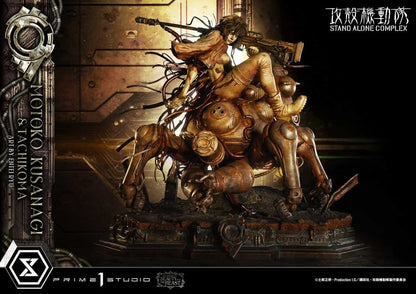 Ghost in the Shell Stand Alone Complex The Legend of Beauty and the Beast Statue 1/4 Motoko Kusanagi & Tachikoma Art by Entei Ryu 53 cm