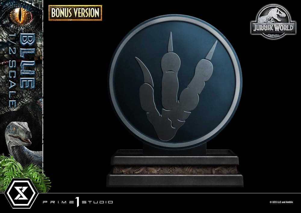 Jurassic World: Fallen Kingdom (Film) Legacy Museum Collection Statue 1/2 Blue Bonus Version 88 cm