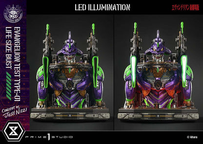 Neon Genesis Evangelion Life Size Bust 1/1 Test Type-01 (Concept by Josh Nizzi) Bonus Ver. 86 cm