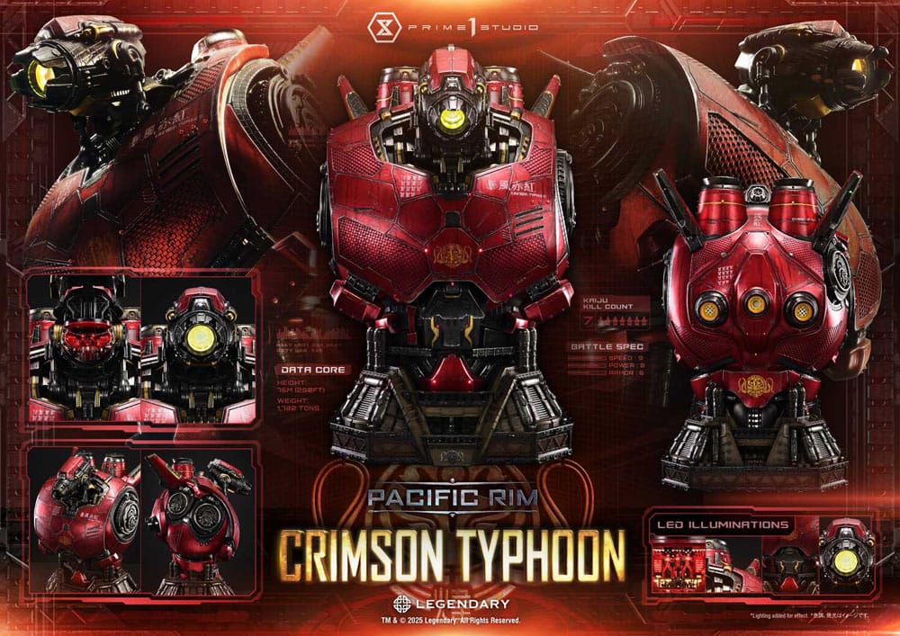 Pacific Rim Life Size Bust 1/1 Crimson Typhoon 73 cm