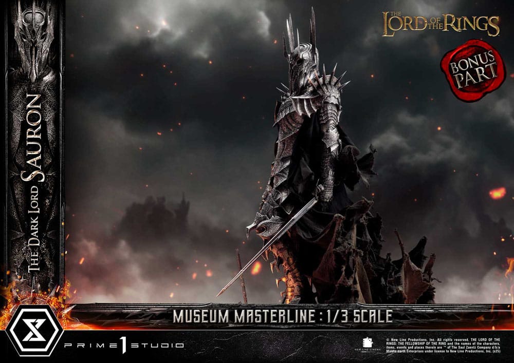 Lord of the Rings Museum Masterline Series Statue 1/3 The Dark Lord Sauron Bonus Version 117 cm Statues