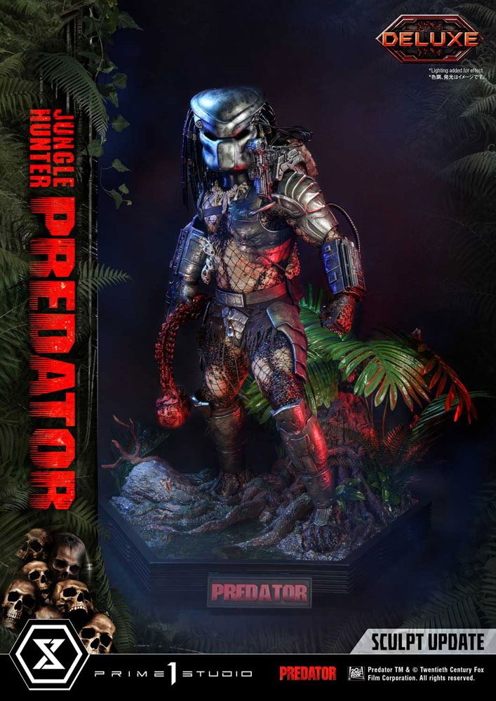Predator Museum Masterline Statue 1/3 Jungle Hunter Predator Deluxe Bonus Version 90 cm