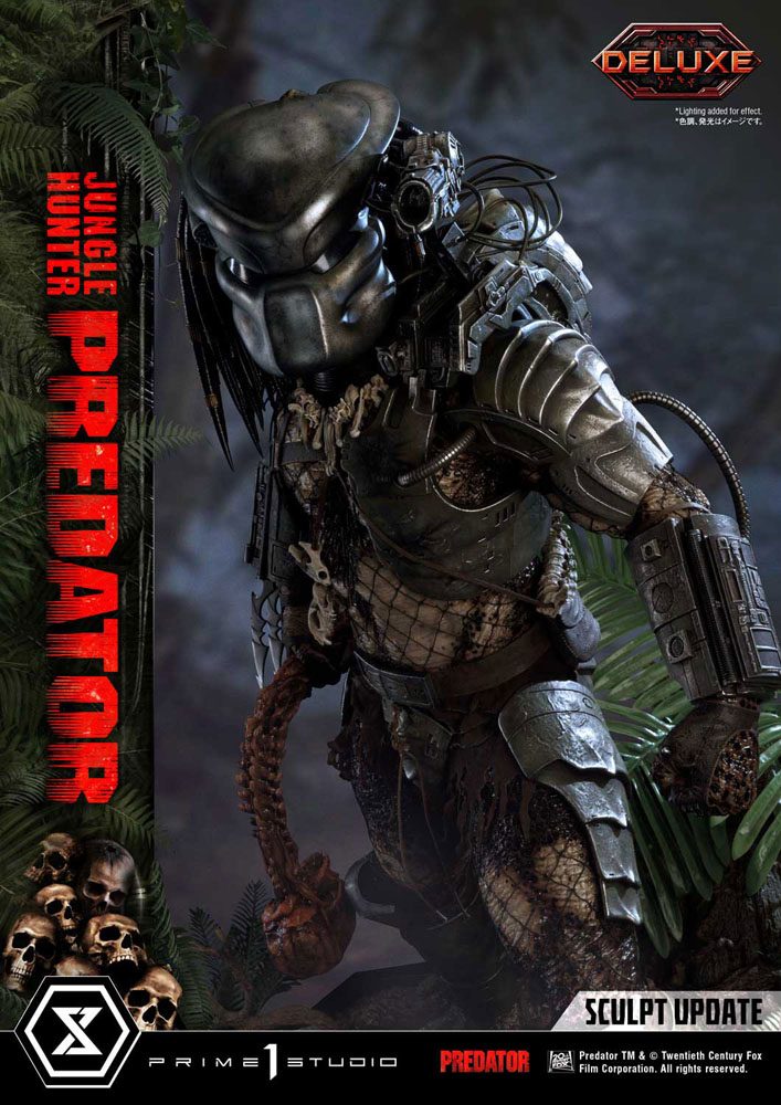 Predator Museum Masterline Statue 1/3 Jungle Hunter Predator Deluxe Bonus Version 90 cm