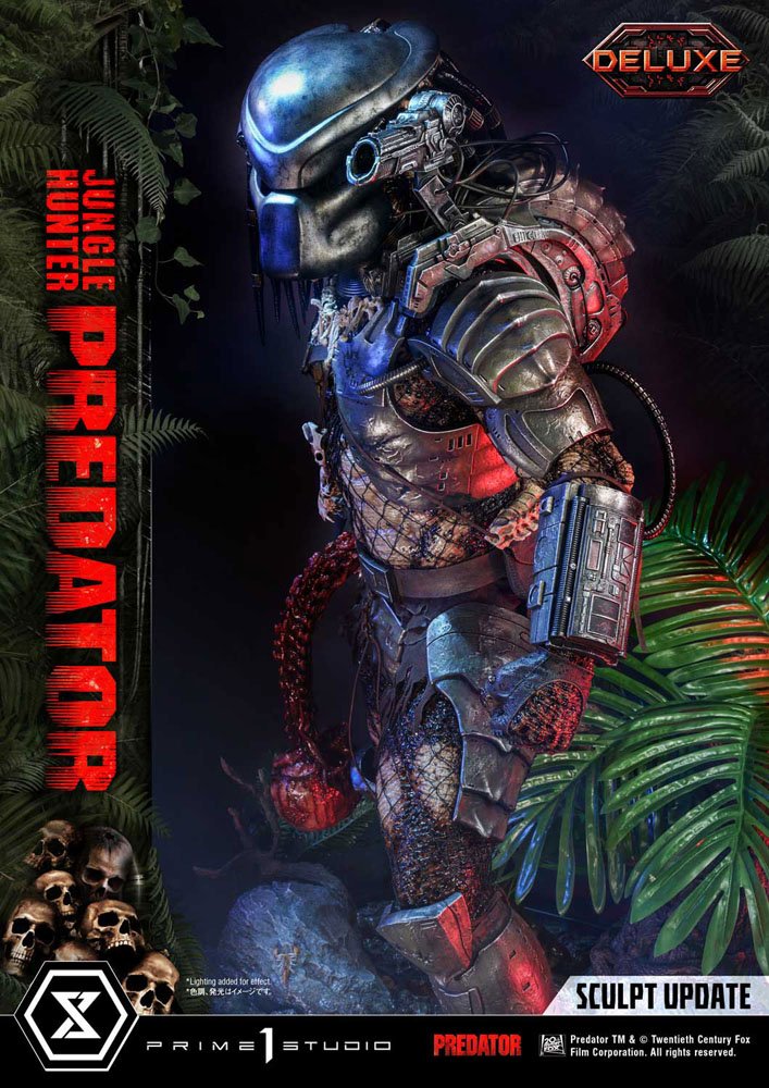 Predator Museum Masterline Statue 1/3 Jungle Hunter Predator Deluxe Bonus Version 90 cm