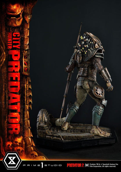 Predator 2 Museum Masterline Statue 1/3 City Hunter Predator 105 cm