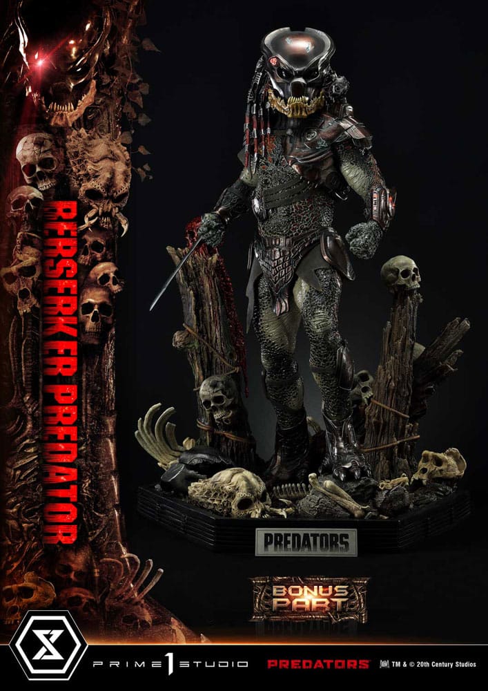 Predators Statue Berserker Predator Deluxe Bonus Version 100 cm Statues