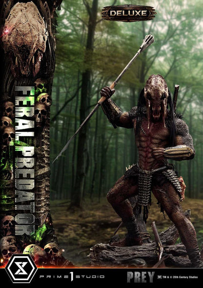Prey (Movie) Museum Masterline Series Statue 1/3 Feral Predator Deluxe Version 89 cm