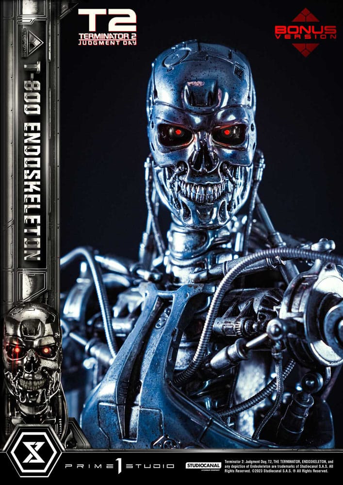 Terminator 2 Museum Masterline Series Statue 1/3 Judgment Day T800 Endoskeleton Deluxe Bonus Version 74 cm Statues