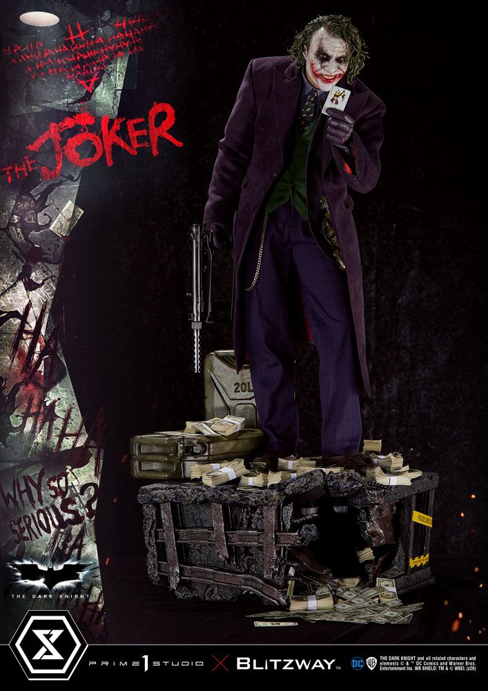 The Dark Knight Statue 1/3 The Joker Bonus Version 72 cm Statues