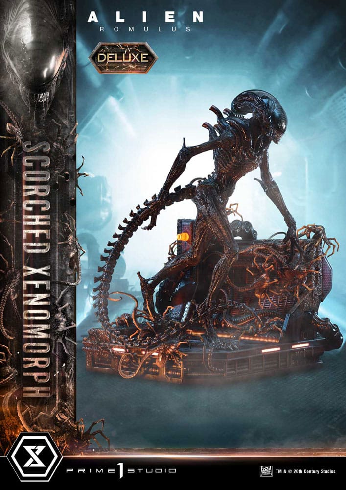 Alien: Romulus Museum Masterline XL Statue 1/3 Scorched Xenomorph Deluxe Version 98 cm Statues