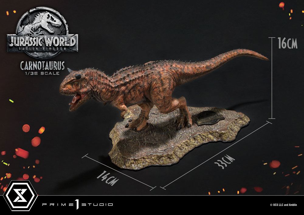 Jurassic World: Fallen Kingdom Prime Collectibles PVC Statue 1/38 Carnotaurus 16 cm Statues