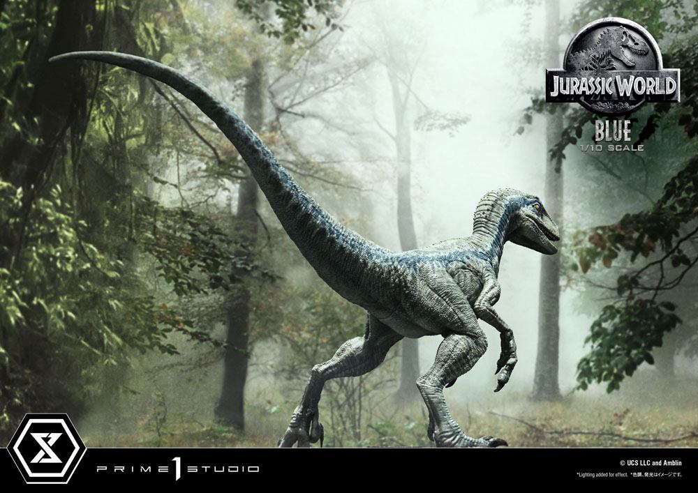 Jurassic World: Fallen Kingdom Prime Collectibles Statue 1/10 Blue (Open Mouth Version) 17 cm Statues
